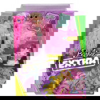 Papusa Barbie Extra, +3 ani, Fluffy Pinky, Barbie