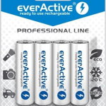 Acumulatori Everactive , R6, AA 2600 MAh Professional Line 4 Bucati / Set, EverActive