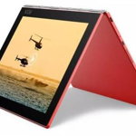 Tableta Lenovo Yoga Book, Procesor INTEL Atom™ Quad-Core 1.44Ghz, LCD Capacitive touchscreen 10.1", 4GB RAM, 128GB Flash, 8MP, WI-FI, Windows 10 Pro (Rosu)