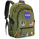 Rucsac NASA Fan Fight Khaki, 31x44x18 cm, Karactermania