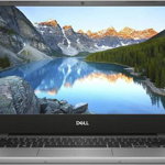 Laptop Dell Inspiron 5480 (Procesor Intel® Core™ i5-8265U (6M Cache, up to 3.90 GHz), Whiskey Lake, 14" FHD, 8GB, 256GB SSD, nVidia GeForce MX250 @2GB, FPR, Linux, Argintiu)
