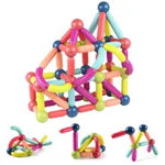 Joc creativ, constructii magnetice sticks building 25 de piese, Tenq.ro