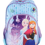 Ghiozdan scolar, imprimeu Frozen, clasa 0, buretat, multicolor, Pigna