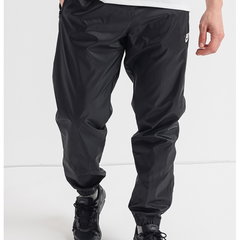 Nike, Pantaloni cu slituri cu fermoar la glezna Windrunner, Alb, Negru, XL