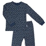 Pijama cu maneca lunga bumbac 100% (179036) Colectia Sonia 2021 Marimea 116, NICOL