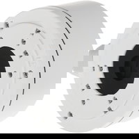 Doza de conexiuni din aluminiu, Alb, Cu presetupa, Potrivita pentru camere de supraveghere, Safer SAF-1280ZJ-XS, Safer