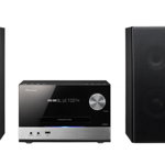 Pioneer X-PM12(B) Micro Hifi System (CD, MP3/WMA, FM Radio, 2 x 38 Watt Output, Speakers, Bluetooth, Music Streaming from Smartphone, App, USB/Audio in, Compact Design) Black