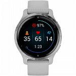 Ceas smartwatch Garmin Venu 2S, Mist Grey Silver
