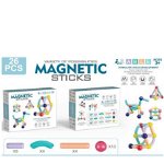 Set Blocuri En-gros/Sticks Magnetice pentru copii 26 Bucati, 20 x 16 x 8 cm, 