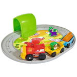 Set Tren ABC Roll n Rail cu Sina Circulara si Accesorii