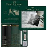 Creioane grafit, 20buc/set, grafit mat + castell 9000, Faber-Castell, Faber-Castell