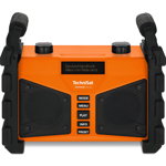 DIGITRADIO 230 OD, construction Radio (orange / black, Bluetooth, DAB +, FM), TechniSat