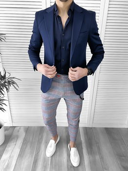 Tinuta barbati smart casual Pantaloni + Camasa + Sacou 10070, 