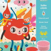 Set de creat tablouri cu nisip Priviri vesele Set de creat tablouri cu nisip Priviri vesele