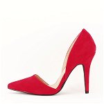 Pantofi rosii decupati Antonia 04, SOFILINE