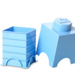 Cutie depozitare LEGO 1x1 albastru deschis