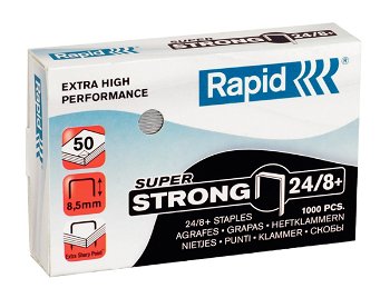 Capse Rapid Super Strong, 24/8+, 2-50 coli, 1000 buc/cutie