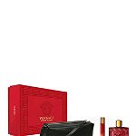 Set cadou Versace Eros Flame (Apa de parfum 100 ml + Apa de parfum 10 ml + Geanta cosmetice)