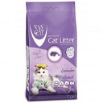 Nisip litiera pisici, Vancat Lavender Compact, 5 kg, VanCat