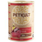 Hrana umeda pentru caini Petkult Adult Vita 400g, Petkult