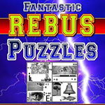 Fantastic Rebus Puzzles: Rebus Puzzle Books - Black &amp