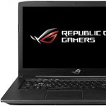 Laptop Gaming ASUS ROG GL703GE-GC205 (Procesor Intel® Core™ i7-8750H (9M Cache, up to 4.10 GHz), 17.3" FHD, 8GB, 256GB SSD, nVidia GeForce GTX 1050Ti @4GB, Negru)