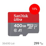 Card memorie Sandisk Micro SD Ultra 400GB Clasa 10 sdsquar-400g-gn6ma