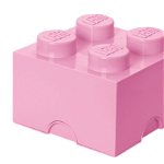 Cutie depozitare LEGO 2x2 roz deschis, Room Copenhagen