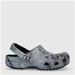 Crocs papuci Classic Hyper Real femei, culoarea albastru marin, 208343, Crocs