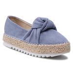 Bullboxer, Espadrile din material textil cu detaliu frontal innodat, Lila, 39