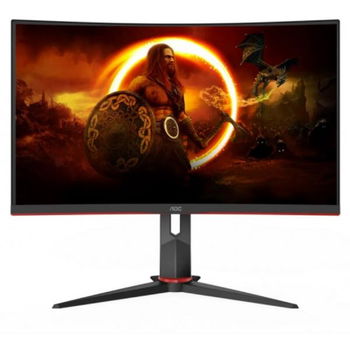 Monitor Gaming AOC, AGON, PRO, 26.5", OLED, QHD, 240Hz, 0.03ms, HDR10, FlickerFree, Boxe 5W x 2, HA, Pivot, HDMI, DisplayPort, USB, hub, RGB, Light, FX, AG276QZD, Negru