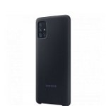 Capac protectie spate Samsung Silicone Cover pentru Galaxy A51 Black