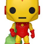 Figurina Funko POP Marvel Holiday - Iron Man with Bag