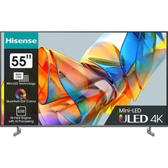 HISENSE Televizor HISENSE Mini-LED ULED 55U6KQ, 139 cm, Smart, 4K Ultra HD, Clasa F, HISENSE