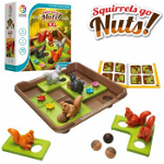 Joc de logica Squirrels go Nuts XXL cu 100 de provocari limba romana, Smart Games