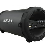 Boxa Audio Portabila Akai, Bluetooth, Aux, Usb, Sd Card, Radio Fm, Putere 10w, Usor De Transportat, Lumina Led, Negru, KlaussTech