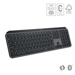 Tastatura Wireless LOGITECH MX Keys S, USB, Bluetooth, US INT, grafit