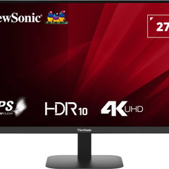 Monitor VIEWSONIC VA2708-4K-HD | 27", IPS, 4K UHD, 60Hz, Negru, VIEWSONIC