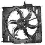 Ventilator radiator (cu carcasa) BMW X5 (F15, F85), X6 (F16, F86) 2.0D 3.0 intre 2013-2019, NRF