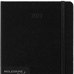 Agenda 2023 - Moleskine Smart - 12-Month Weekly - Large, Hard Cover - Black | Moleskine, Moleskine