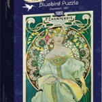 Puzzle Bluebird - Alfons Mucha: Daydream, 1897, 1.000 piese (60033), Bluebird Puzzle