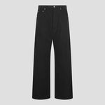 Rick Owens RICK OWENS BLACK COTTON JEANS Black