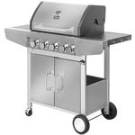 Grill Gaz Teesa GRILL GAZ 5 ARZATOA0096HQRE BBQ 5001 MASTER GRILL T 5 Arzatoare Putere 14.4kW Gri