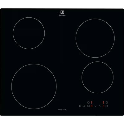 Plita incorporabila Electrolux LIB60424CK, Inductie, 4 zone de gatit, 60 cm, Negru