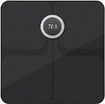 Cantar electronic cu analizator Fitbit Aria 2 Smart Scale, 180 kg, Wi-Fi, Negru