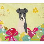 Caroline`s Treasures Ouă de Paște Smooth Fox Terrier Mașină lavabilă memory foam mat Multicolore 19 X 27, 