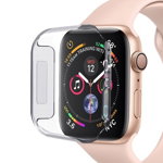 Protectie Apple Watch 4, 40 mm din Silicon, Transparent, REDMobile