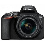 Aparat foto Nikon D3500 (obiectiv 18-55mm VR) + geanta Nikon, card memorie 16GB SD
