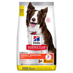 Hrana uscata caini, Hill's Science Plan Canine Adult Perfect Digestion Medium, 14 kg, Hills Hrana uscata caini, Hill's Science Plan Canine Adult Perfect Digestion Medium, 14 kg, Hills