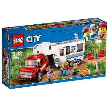 LEGO City Camioneta si Rulota 60182